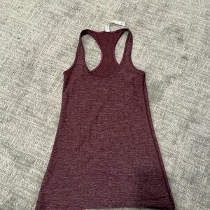 Maroon workout tank